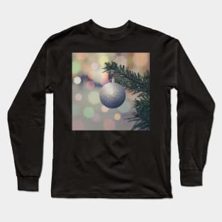 Retro Christmas Tree Decoration Long Sleeve T-Shirt